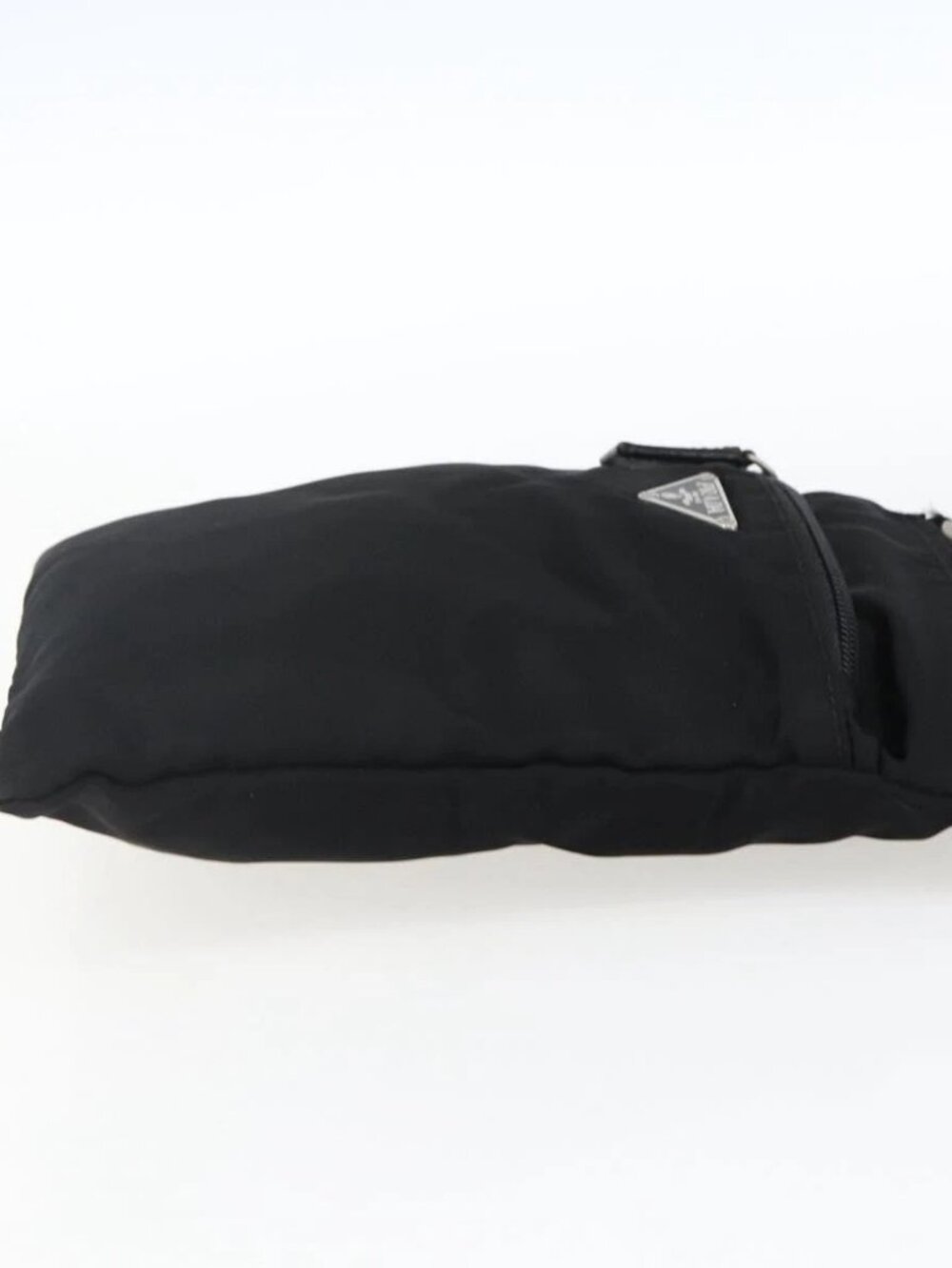 PRADA Shoulder Bag Nylon Black Silver Auth am10762 - Picture 6 of 16
